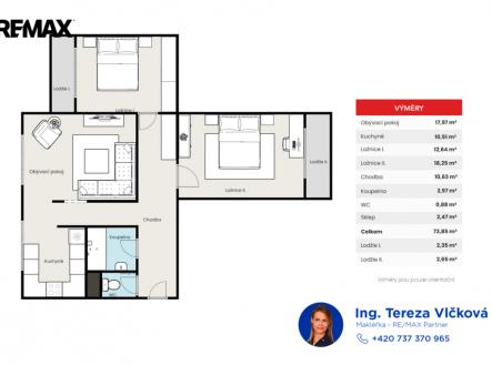 Prodej bytu, 3+1, 81 m²