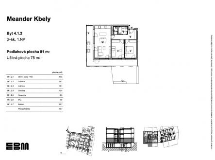 Prodej bytu, 3+kk, 81 m²
