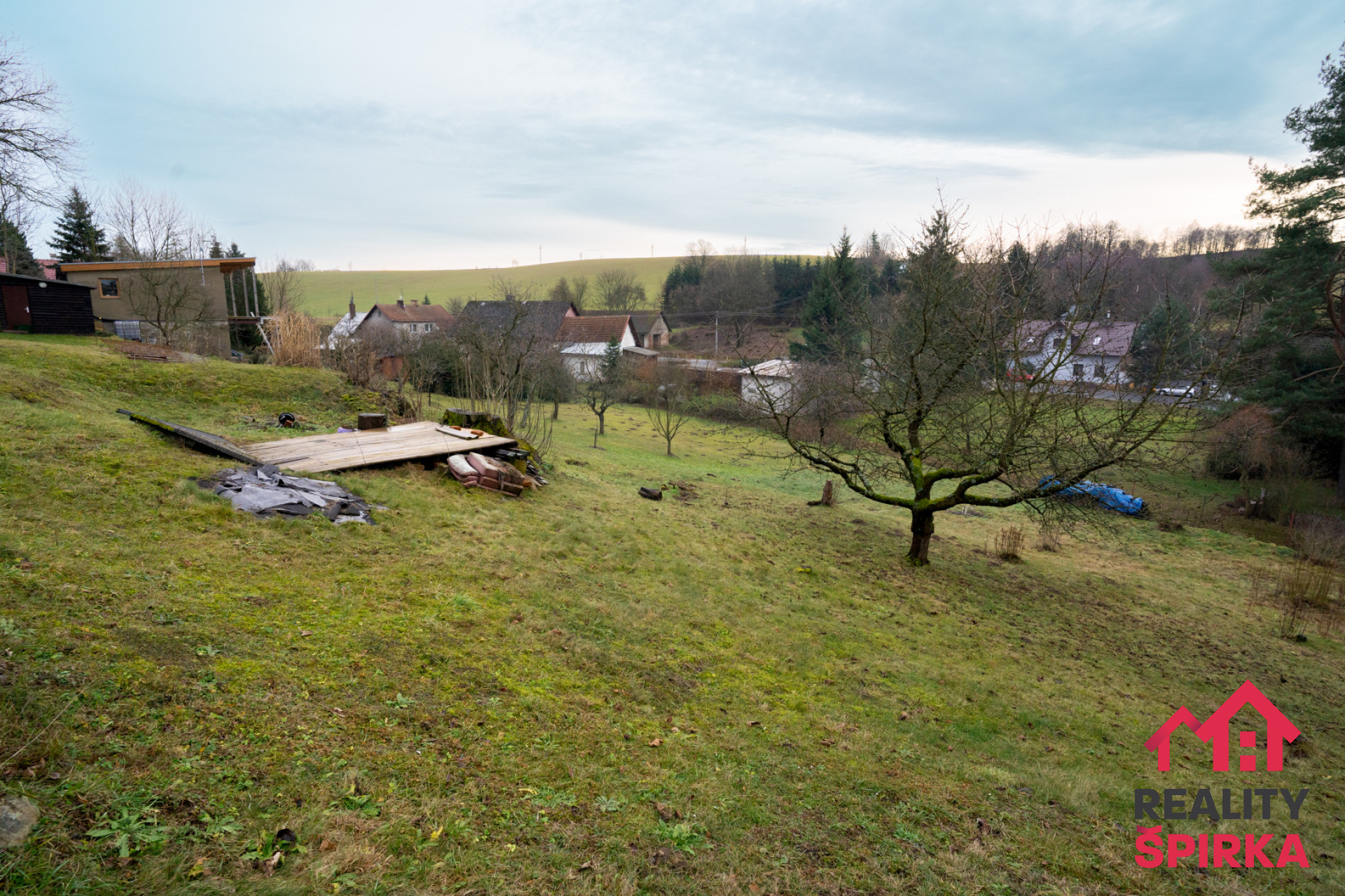 Prodej stavebního pozemku, okr. Ústí nad Orlicí, Horní Čermná, Reality Špirka, makléř Jiří Ducháček