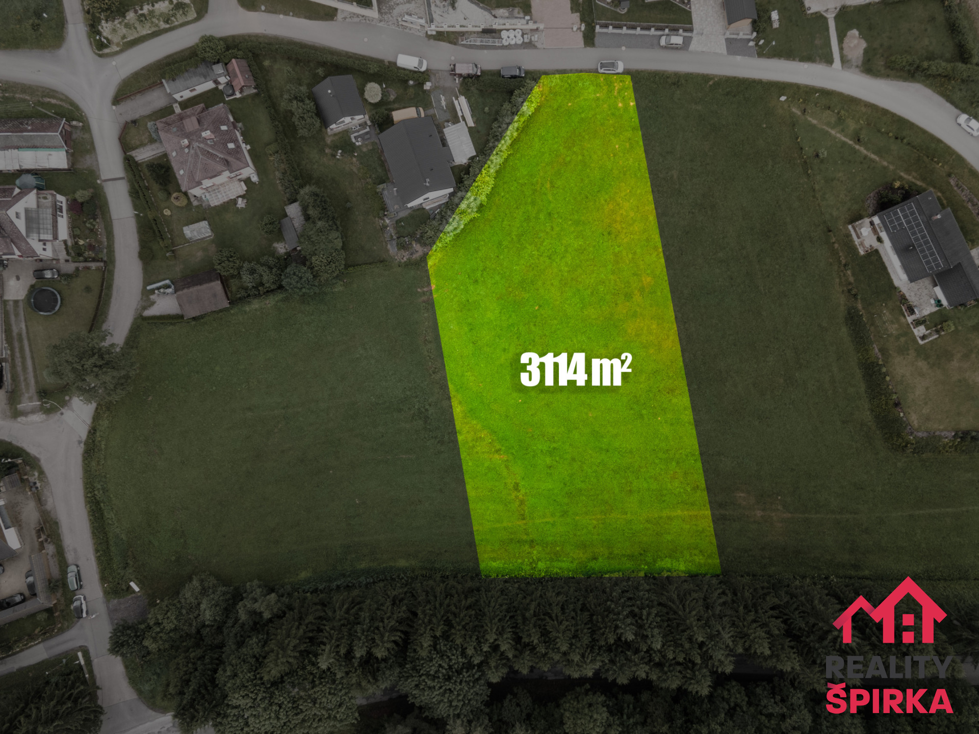 Prodej stavebního pozemku, CP 3114 m2, obec Písečná, okres Ústí nad Orlicí 