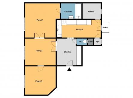 Pronájem bytu, 4+1, 125 m²