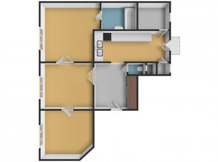 Pronájem bytu, 4+1, 125 m²
