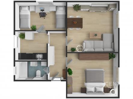 Prodej bytu, 3+1, 65 m²