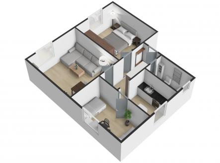 Prodej bytu, 3+1, 65 m²