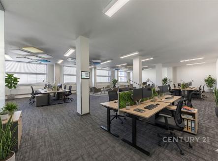 Pronájem kanceláře, 61 m²