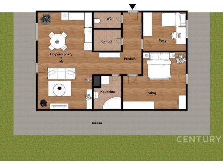 Prodej bytu, 3+kk, 92 m²