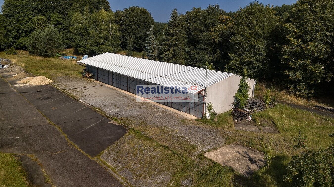 Prodej rovinatého stavebního pozemku 5 987 m² se stavbou – Broumov u Zadního Chodova