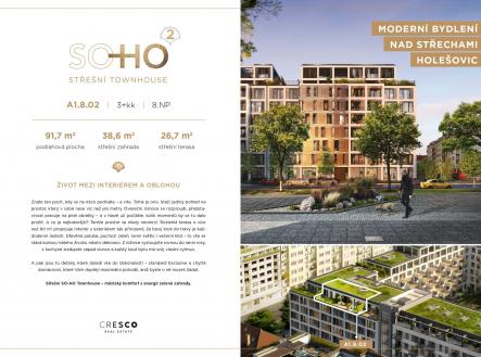 Prodej bytu, 3+kk, 92 m²