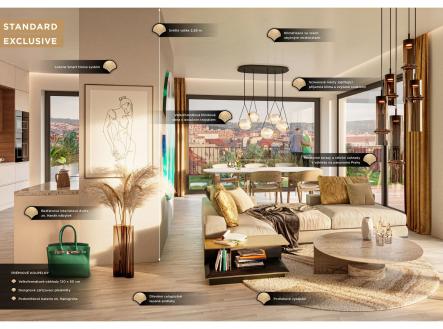 Prodej bytu, 3+kk, 161 m²