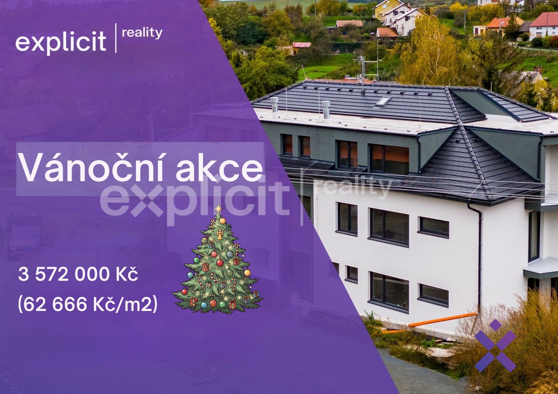 Vánoční akce 3 572 000 Kč