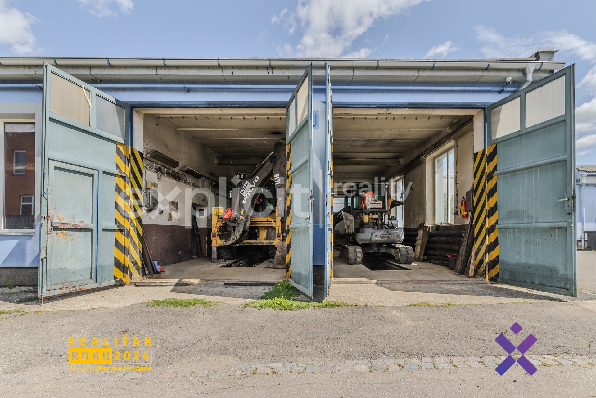 Pronajem komercniho objektu s kancelaremi, vyrobou, sklady a garazemi - Kromeriz3