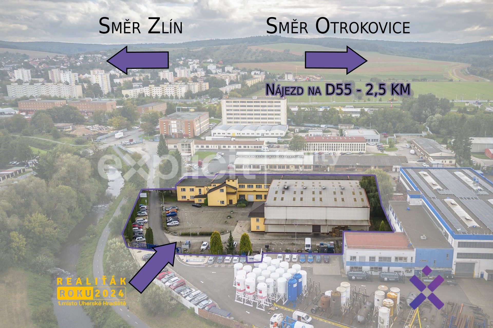 Prodej skladu a haly 3 394 m², pozemek 6 552 m² Zlin - Malenovice1