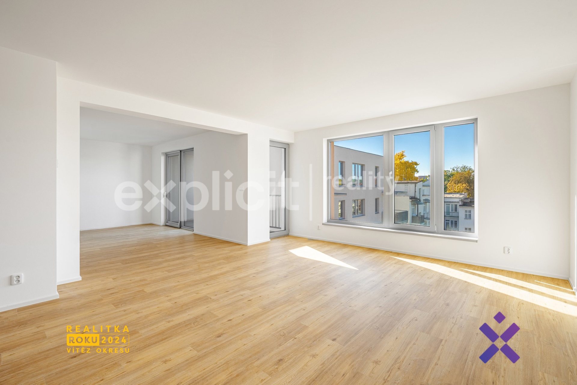 Prodej exkluzivního bytu 3+kk, 135 m² se třemi terasami - Rezidence Sadová, Zlín