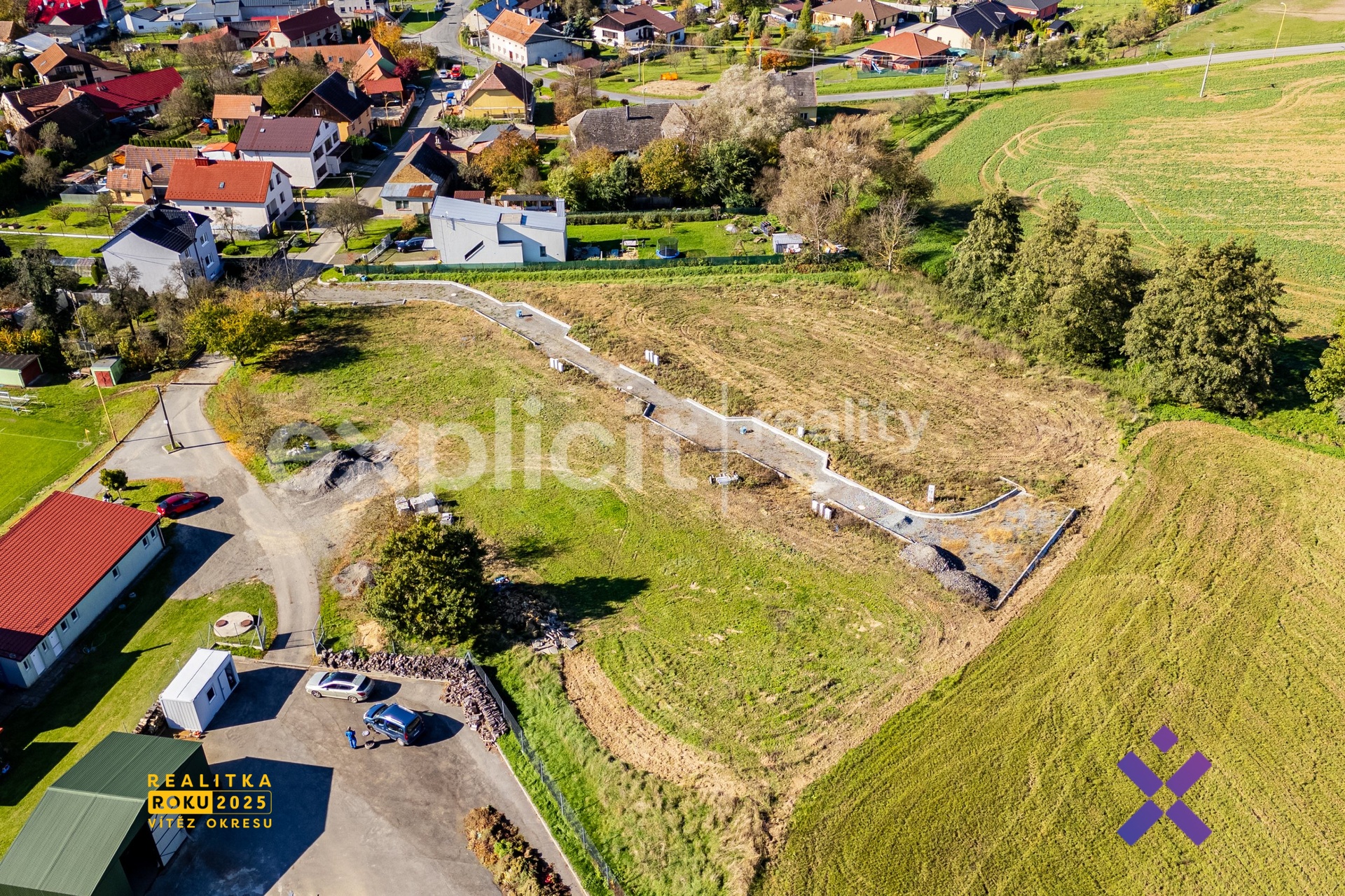 Prodej pozemků Lubná u Kroměříže