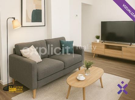 Pronájem bytu, 2+kk, 42 m²