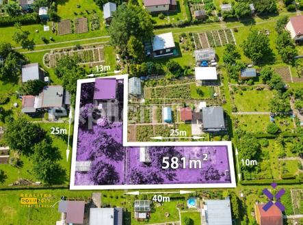 Prodej pozemku, zahrada, 581 m²