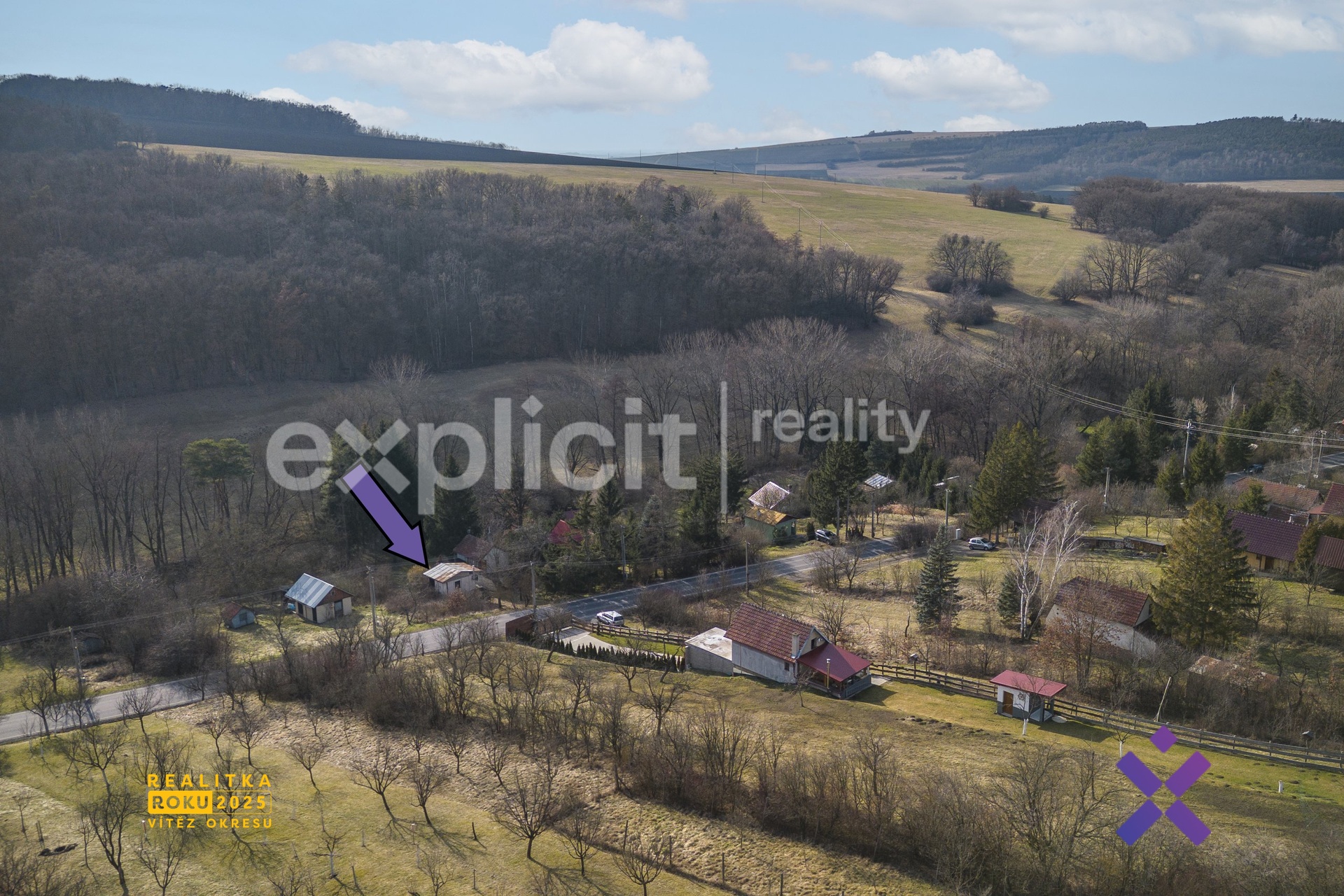 Prodej chaty 26 m², pozemek 364 m², Hluk, Babí hora