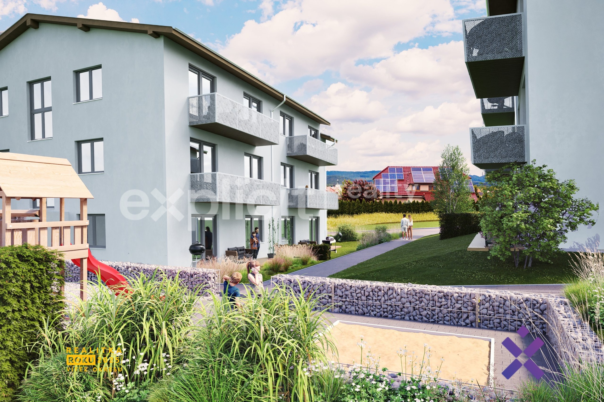 Filip Hladiš realitní makléř Prodej novostaveb bytů 3+kk 74 m² - 77 m², terasa 8 m², Fryšták