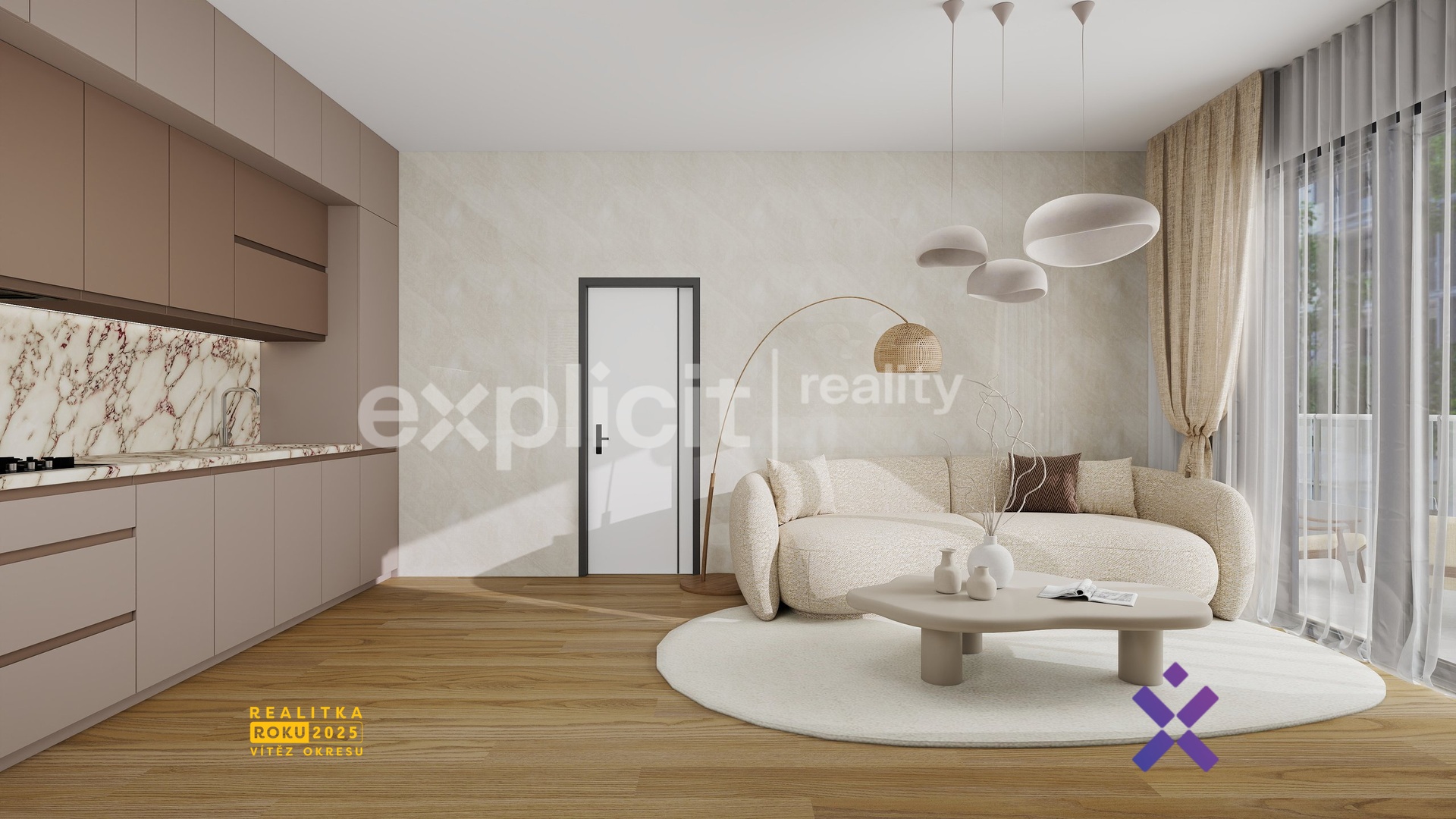 Filip Hladiš realitní makléř Prodej novostaveb bytů 2+kk 56 m² - 64 m², terasa 8 m² - 16 m², Fryšták