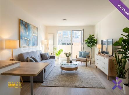 Pronájem bytu, 1+kk, 34 m²