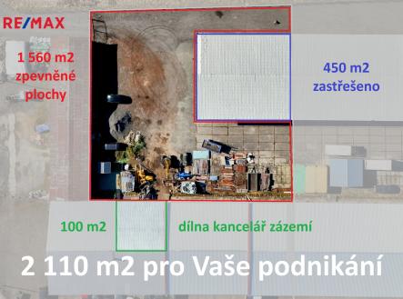 Pronájem skladovací prostor, 2 110 m²