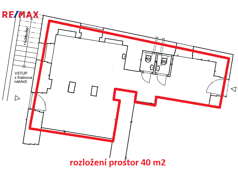 rozložení prostor ...