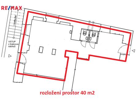 Pronájem obchodní prostor, 40 m²