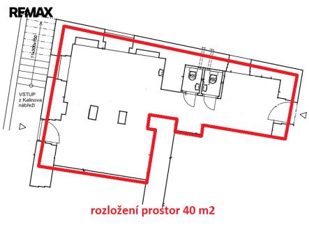 Pronájem obchodní prostor, 40 m²