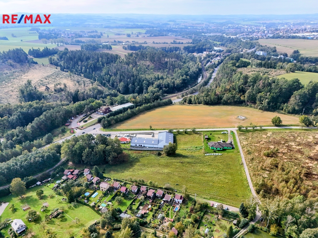 od severovýchodu, směr Havlíčkův Brod ...