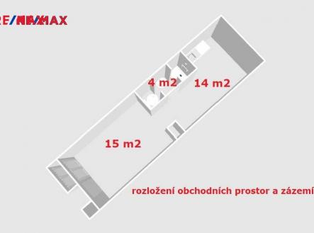 Pronájem obchodní prostor, 33 m²