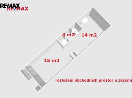 Pronájem obchodní prostor, 33 m²