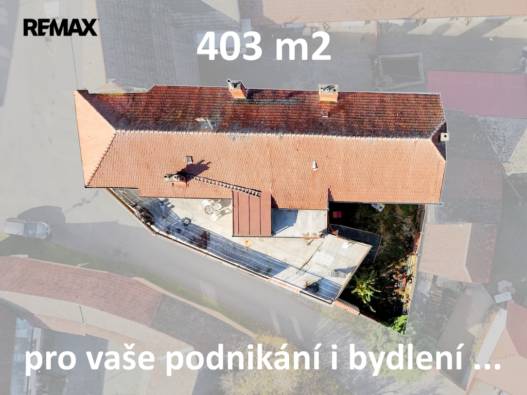 rozložení na pozemku ...