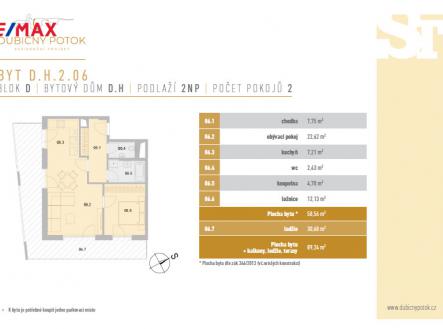 Prodej bytu, 2+kk, 58 m²