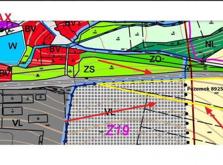 Prodej - pozemek pro komerční výstavbu, 8 925 m²