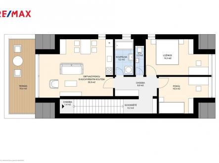 Prodej bytu, 3+kk, 76 m²