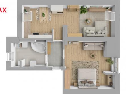 Prodej bytu, 2+kk, 73 m²