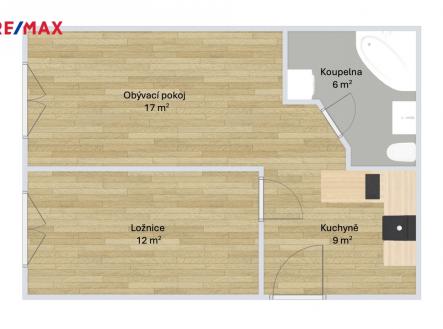 Prodej bytu, 2+kk, 44 m²