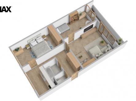 Prodej bytu, 3+1, 65 m²