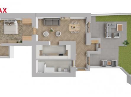 Prodej bytu, 2+kk, 60 m²