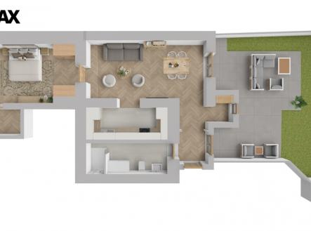 Prodej bytu, 2+kk, 60 m²