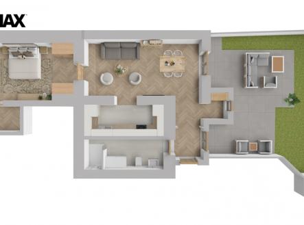 Prodej bytu, 2+kk, 60 m²