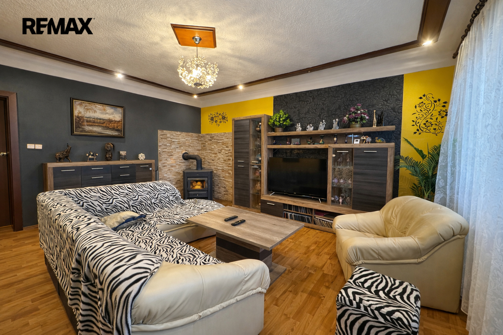 Obývací pokoj v patře domu