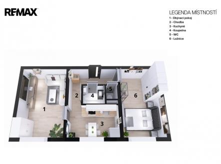 Prodej bytu, 2+1, 52 m²