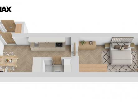 Prodej bytu, 2+kk, 43 m²