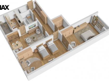 Prodej bytu, 3+1, 108 m²
