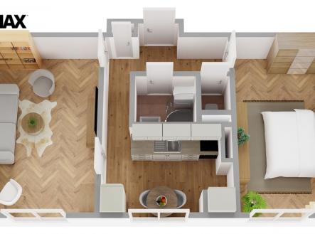 Pronájem bytu, 2+1, 49 m²