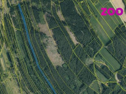 Prodej pozemku, les, 4 056 m²