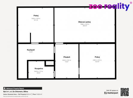 Prodej bytu, 3+1, 66 m²