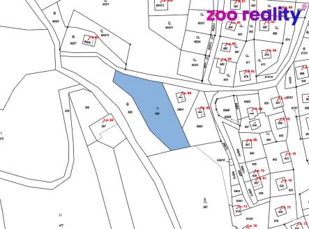 Pronájem - pozemek, zahrada, 1 427 m²