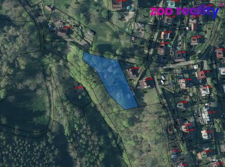 Pronájem - pozemek, zahrada, 1 427 m²